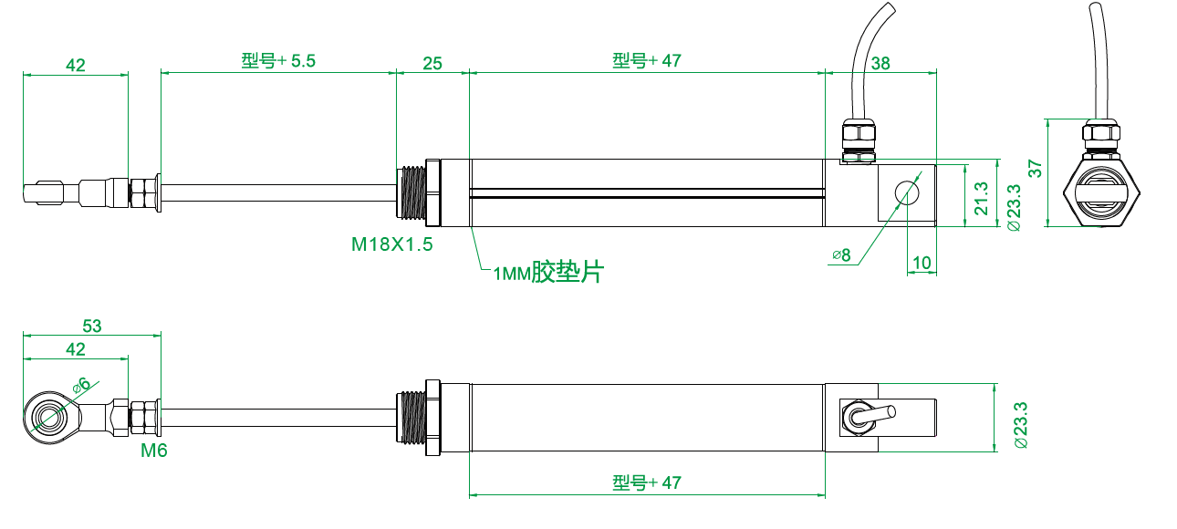 MIRAN米朗科技WY-01小型拉桿式位移傳感器